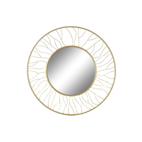 Miroir mural Home ESPRIT Doré 70 x 2 x 70 cm