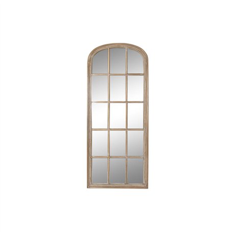 Miroir mural Home ESPRIT Naturel Fenêtre Décapé 70