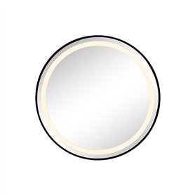 Miroir mural Home ESPRIT Noir Moderne 80 x 2 x 80 cm