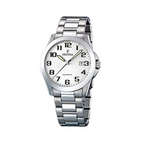 FESTINA Homme Analogique-Numérique Quartz Montre avec Bracelet en Acier Inoxydable