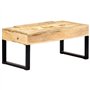 vidaXL - vidaXL Couchtisch Kassettenstil 100×52×45 cm Massivholz Mango