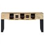 vidaXL - vidaXL Couchtisch Kassettenstil 100×52×45 cm Massivholz Mango