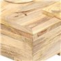 vidaXL - vidaXL Couchtisch Kassettenstil 100×52×45 cm Massivholz Mango