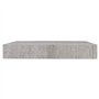 VidaXL Étagères murales flottantes 2 pcs Gris béton 23x23,5x3,8 cm MDF