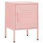 vidaXL 2X Tables de Chevet Tables de Nuit Armoires de Chevet Armoires de Lit Chambre à Coucher Maison Intérieur Rose 35x35x51 cm