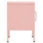 vidaXL 2X Tables de Chevet Tables de Nuit Armoires de Chevet Armoires de Lit Chambre à Coucher Maison Intérieur Rose 35x35x51 cm