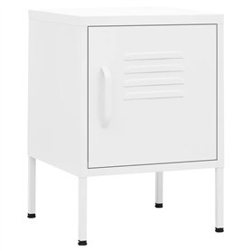 vidaXL 2X Tables de Chevet Tables de Nuit Armoires de Chevet Armoires de Lit Chambre à Coucher Maison Intérieur Blanc 35x35x51 c
