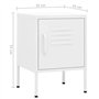 vidaXL 2X Tables de Chevet Tables de Nuit Armoires de Chevet Armoires de Lit Chambre à Coucher Maison Intérieur Blanc 35x35x51 c