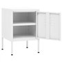 vidaXL 2X Tables de Chevet Tables de Nuit Armoires de Chevet Armoires de Lit Chambre à Coucher Maison Intérieur Blanc 35x35x51 c