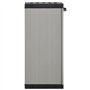 vidaXL Armoire de Rangement de Jardin 1 Étagère Armoire à Outils Meuble de Stockage Fournitures Ménagères Patio Extérieur Gris/N