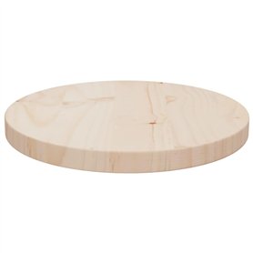 Bussandri Exclusive Plateau de table en pin massif Ø 30 x 2