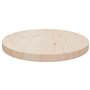 Bussandri Exclusive Plateau de table en pin massif Ø 30 x 2