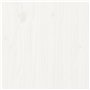 vidaXL Giroletto Bianco in Legno Massello di Pino 120x200 cm