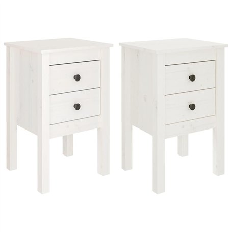 Bussandri Exclusive - Tables de chevet 2 pc 40x35x61
