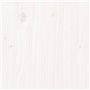 Bussandri Exclusive - Tables de chevet 2 pc 40x35x61,5 cm bois de pin massif blanc