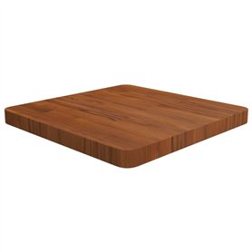 Dessus de table carré Marron foncé 50x50x4cm Bois chêne traité
