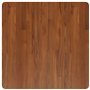 Dessus de table carré Marron foncé 70x70x4cm Bois chêne traité