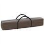 Tente de réception pliable avec parois Taupe 3x3 m