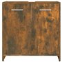 Armoire de bain Chêne fumé 60x33x60 cm Bois d'ingénierie