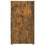 Armoire de bain Chêne fumé 60x33x60 cm Bois d'ingénierie