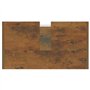 Armoire de bain Chêne fumé 60x33x60 cm Bois d'ingénierie