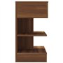 Tables de chevet 2pcs Chêne marron 40x35x65cm Bois d ingénierie