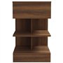 Tables de chevet 2pcs Chêne marron 40x35x65cm Bois d ingénierie