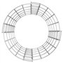 Lits surélevés circulaires en gabion 3 pièces en acier galvanisé Ø30 x 50 cm