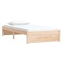 Cadre de lit Bois massif 90x200 cm