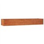 Bussandri Exclusive - Jardinière surélevée 320x80x45 cm acier corten rouillé