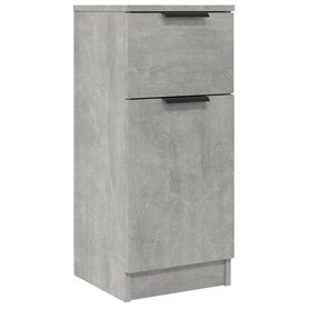 Buffet Gris béton 30x30x70 cm Bois d ingénierie
