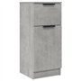 Buffet Gris béton 30x30x70 cm Bois d ingénierie