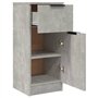 Buffet Gris béton 30x30x70 cm Bois d ingénierie