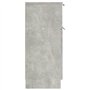 Buffet Gris béton 30x30x70 cm Bois d ingénierie
