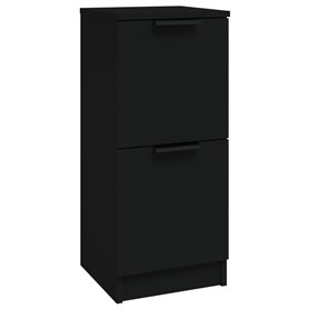 Revera Buffet noir 30 x 30 x 70 cm en bois multicouche