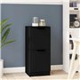 Revera Buffet noir 30 x 30 x 70 cm en bois multicouche