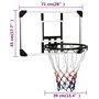 vidaXL Panneau de Basket-Ball Transparent 71x45x2,5 cm Polycarbonate