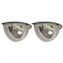 vidaXL Miroirs de Circulation en Demi-dôme 2 pcs Ø40 cm Acrylique
