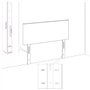 vidaXL Tête de lit 2 pièces en cuir synthétique Gris 72 x 5 x 78/88 cm