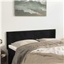 Têtes de lit 2 pcs Noir 72x5x78 88 cm Velours