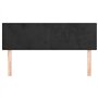 Têtes de lit 2 pcs Noir 72x5x78 88 cm Velours