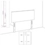 Têtes de lit 2 pcs Gris foncé 80x5x78 88 cm Velours