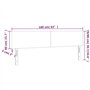 Têtes de lit 2 pcs Gris foncé 80x5x78 88 cm Velours