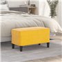 Bussandri Exclusive - Banc 70x35x41 cm velours jaune