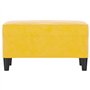 Bussandri Exclusive - Banc 70x35x41 cm velours jaune