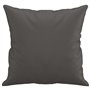 Coussins décoratifs lot de 2 Gris 40x40 cm Similicuir