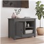 Meuble TV Gris 70x36,5x52 cm Bois de pin massif