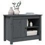 Meuble TV Gris 70x36,5x52 cm Bois de pin massif