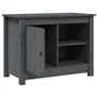 Meuble TV Gris 70x36,5x52 cm Bois de pin massif