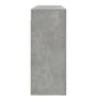 Mobile a Parete Grigio Cemento 80x33x80 cm in Legno Multistrato
